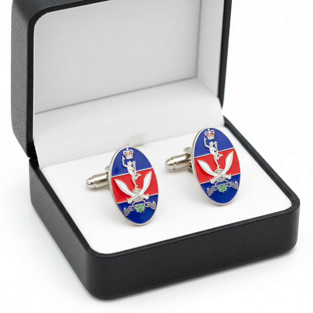 Queen's Gurkha Signals Cufflinks | MOD Licensed Product