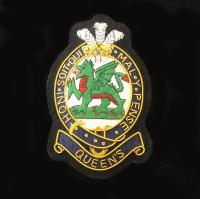 The Queen's Regiment - Blazer Badge - Handmade - MOD Licenced Seller