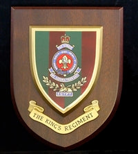 The King's Regiment - Wall Shield Plaque | MOD Licensed Seller