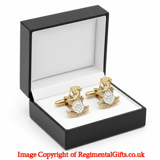 The Yorkshire Regiment Cufflinks (Dark Coloured) | MOD Licensed Product