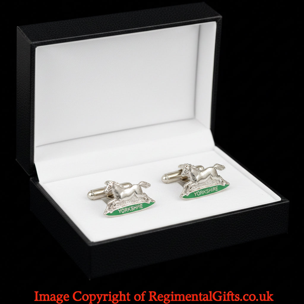 The Prince of Wales' Own Regiment of Yorkshire (PWO YORKS) Cufflinks | MOD Licensed Product