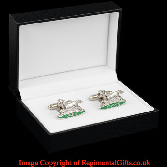 The Prince of Wales' Own Regiment of Yorkshire (PWO YORKS) Cufflinks | MOD Licensed Product