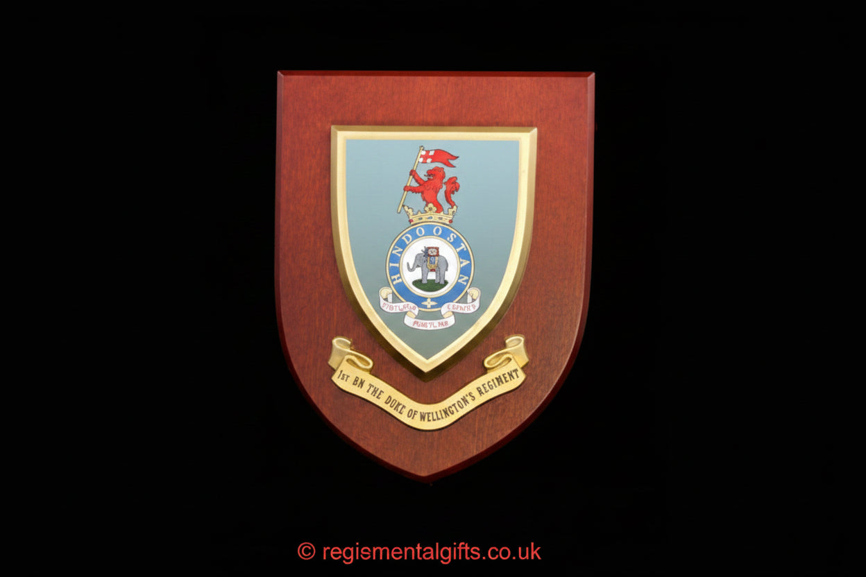 The Duke of Wellington's Regiment - Wall Shield Plaque | MOD Licensed Seller