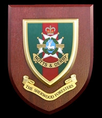 The Sherwood Foresters (Notts & Derby) - Wall Shield Plaque | MOD Licensed Seller