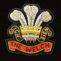 The Welch Regiment - Blazer Badge - Handmade - MOD Licenced Seller