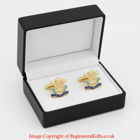 The Welch Regiment Cufflinks | MOD Licensed Product