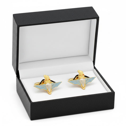 The Parachute Regiment Cufflinks (Gold Colour) | MOD Licensed Product