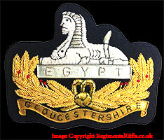 Gloucestershire Regiment - Blazer Badge - Handmade - MOD Licenced Seller