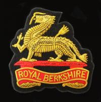 The Royal Berkshire Regiment - Blazer Badge - Handmade - MOD Licenced Seller