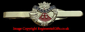 The Duke of Cornwall's Light Infantry Tie Bar