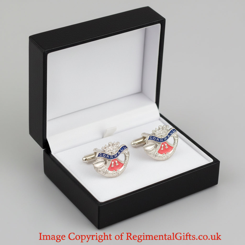 The Duke of Cornwall's Light Infantry (DCLI) Cufflinks | MOD Licensed Product
