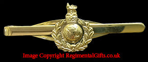 Royal Marines Globe & Laurel Tie Bar