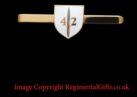 42 Commando Royal Marines Shield Tie Bar