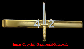 42 Commando Royal Marines Dagger Tie Bar