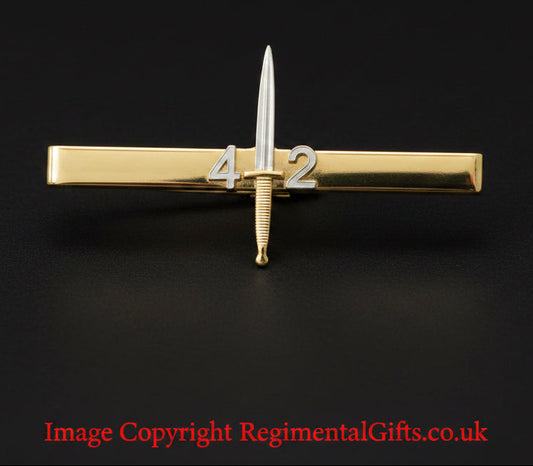 42 Commando Royal Marines Dagger Tie Bar