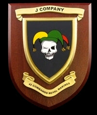 J Coy - 42 Commando RM - Wall Shield Plaque | MOD Licensed Seller