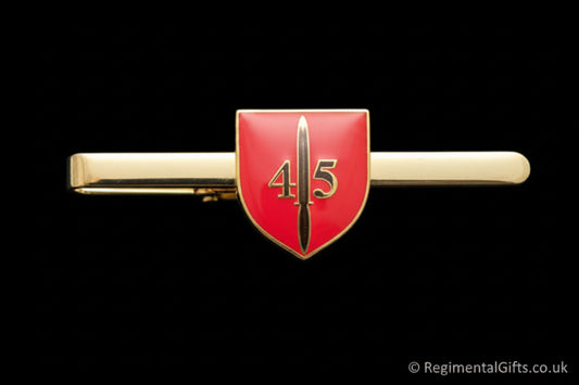 45 Commando Royal Marines Shield Tie Bar