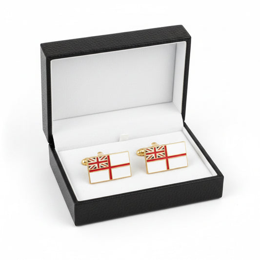 Royal Navy White Ensign Cufflinks | MOD Licensed Product