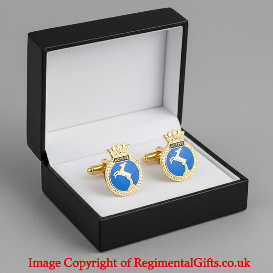 HMS Active Cufflinks | MOD Licensed Product