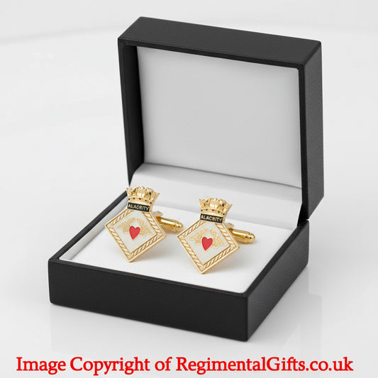 HMS Alacrity Cufflinks | MOD Licensed Product