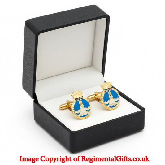 HMS Albion Cufflinks | MOD Licensed Product