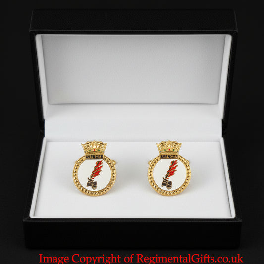 HMS Avenger Cufflinks | Regimental Gift Company