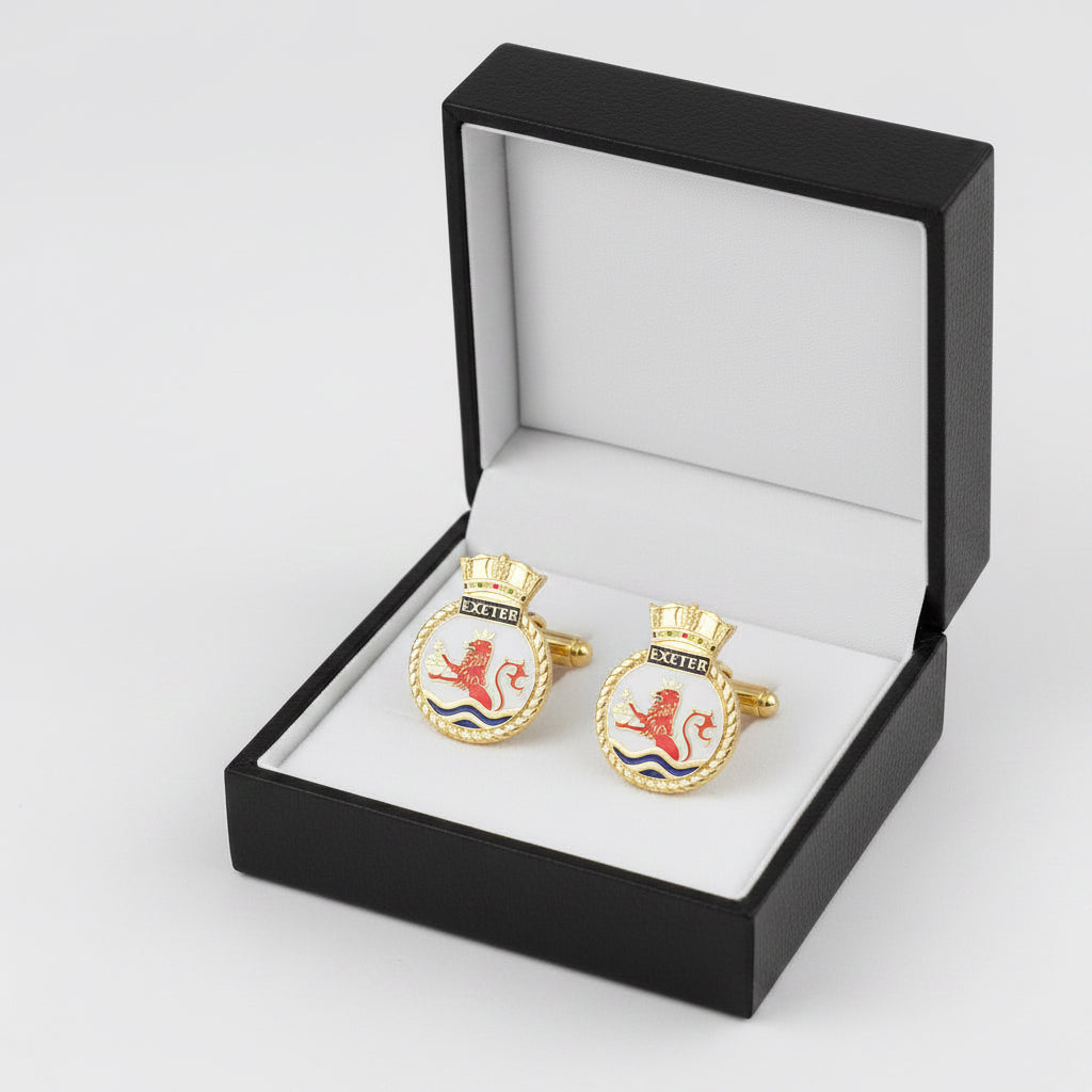 HMS Exeter Cufflinks | MOD Licensed Product