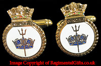 HMS Invincible Cufflinks | MOD Licensed Product