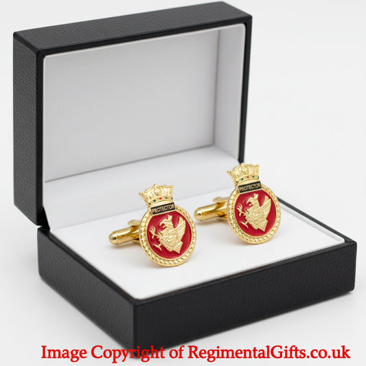 HMS Protector Cufflinks | MOD Licensed Product