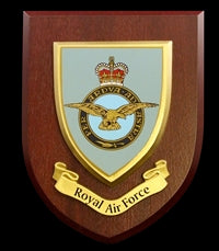 Royal Air Force (RAF) RAF ENSIGN - Wall Shield Plaque | MOD Licensed Seller