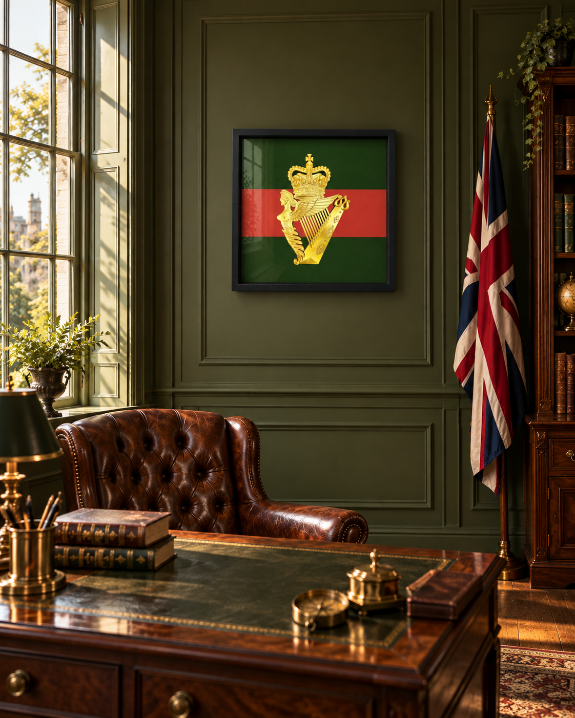 Ulster Defence Regiment Cap Badge Display Frame | Officially Licensed