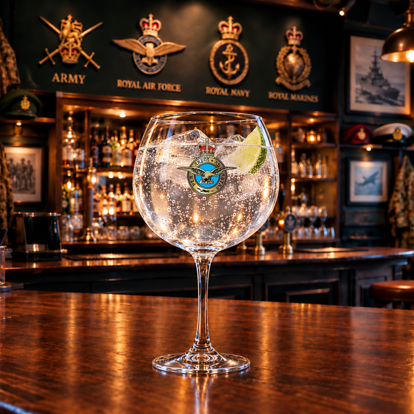 RAF Per ardua ad astra - Gin Glass | The Crafty Black Dog - Gin Glass | The Crafty Black Dog