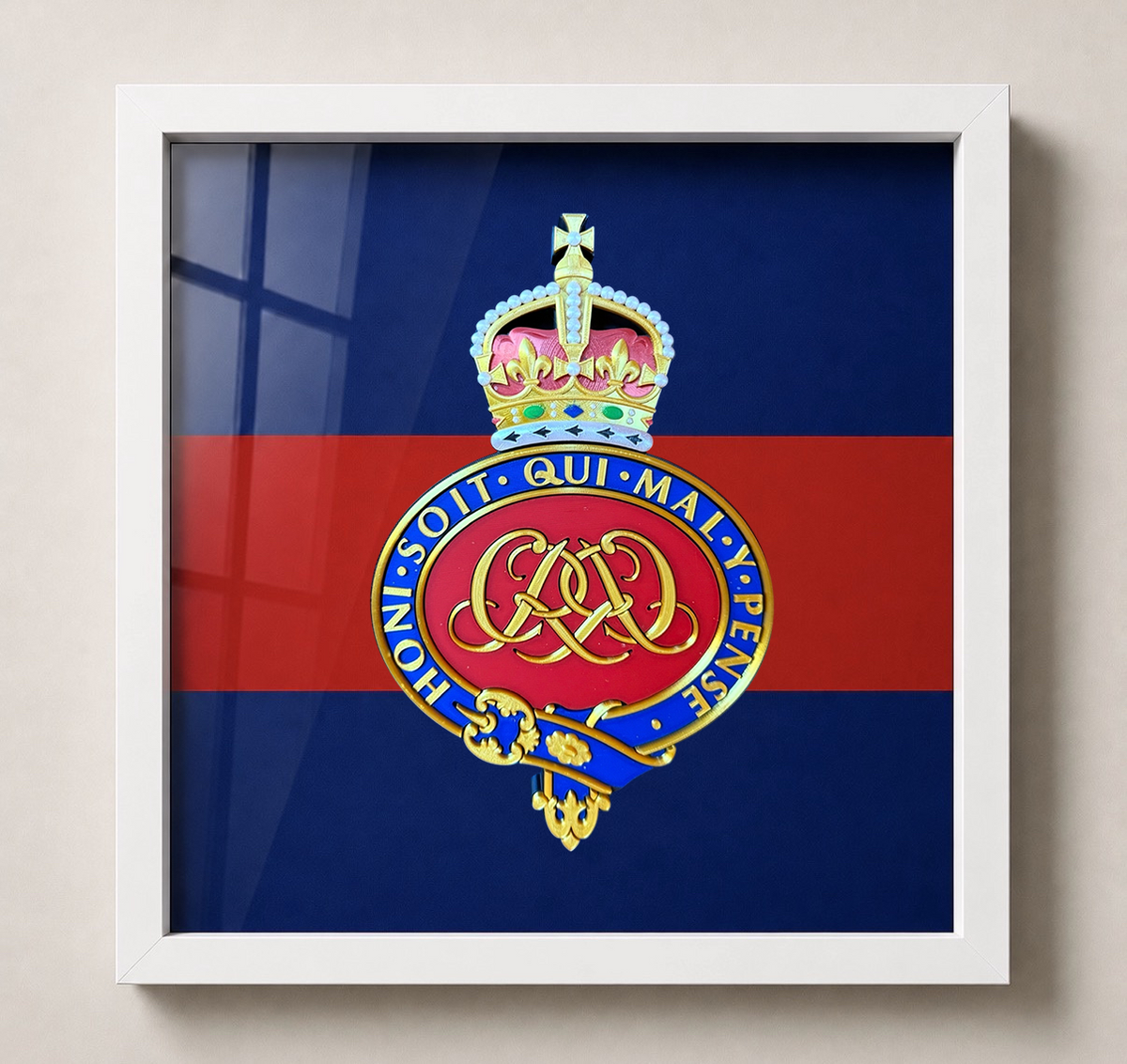 Grenadier Guards King's Crown Royal Cypher Display Frame | Officially Licensed