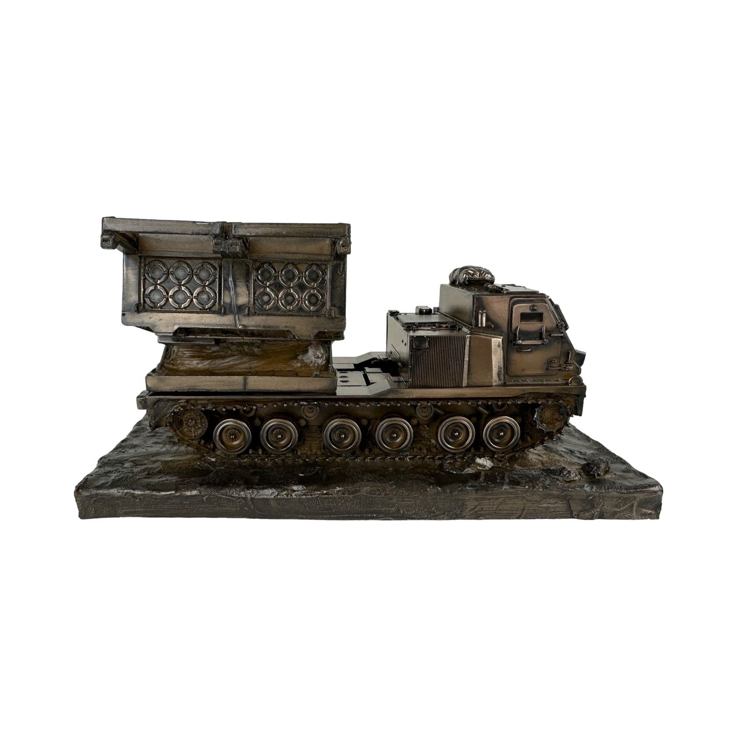 Multi Launch Rocket System (MLRS) Cold Cast Bronze Military Statue