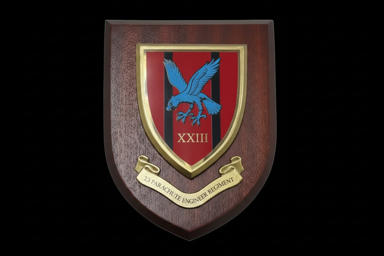 23 Parachute Engineer Regiment - Royal Engineers (RE) - Wall Shield Plaque | MOD Licensed Seller