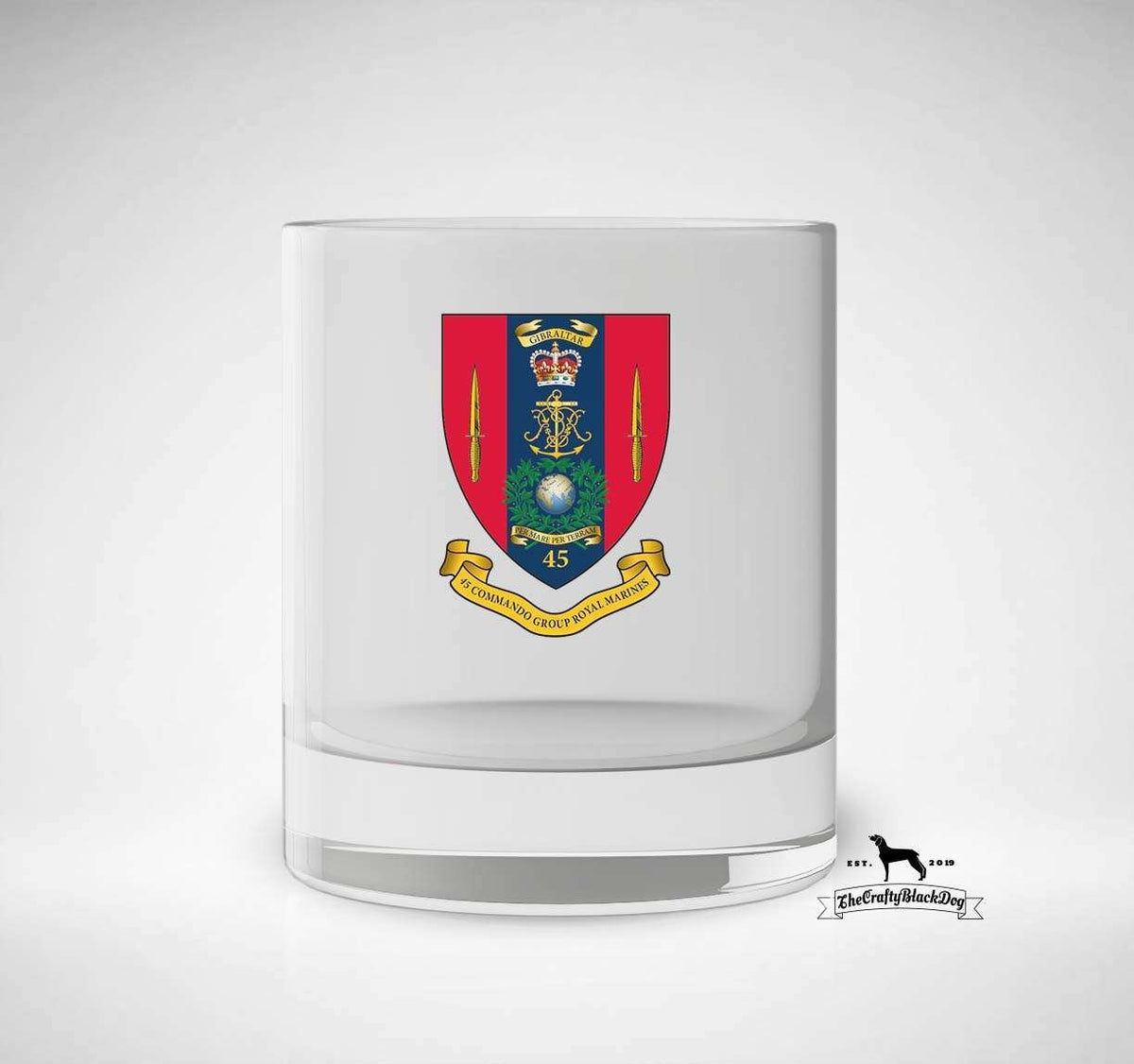 45 Commando RM - Whiskey/Spirit Glass