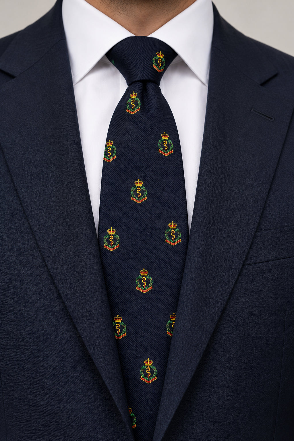 Royal Army Medical Corps (RAMC) Tie Motif