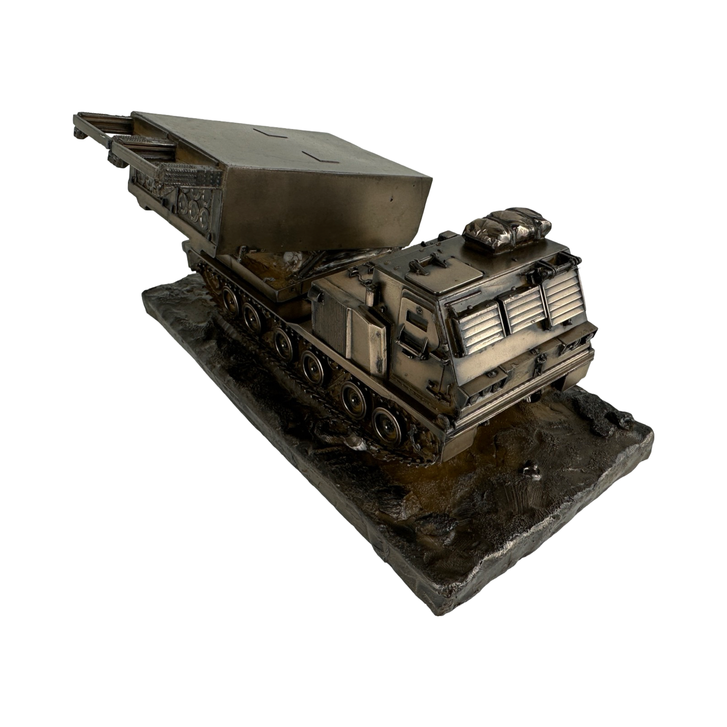 Multi Launch Rocket System (MLRS) Cold Cast Bronze Military Statue
