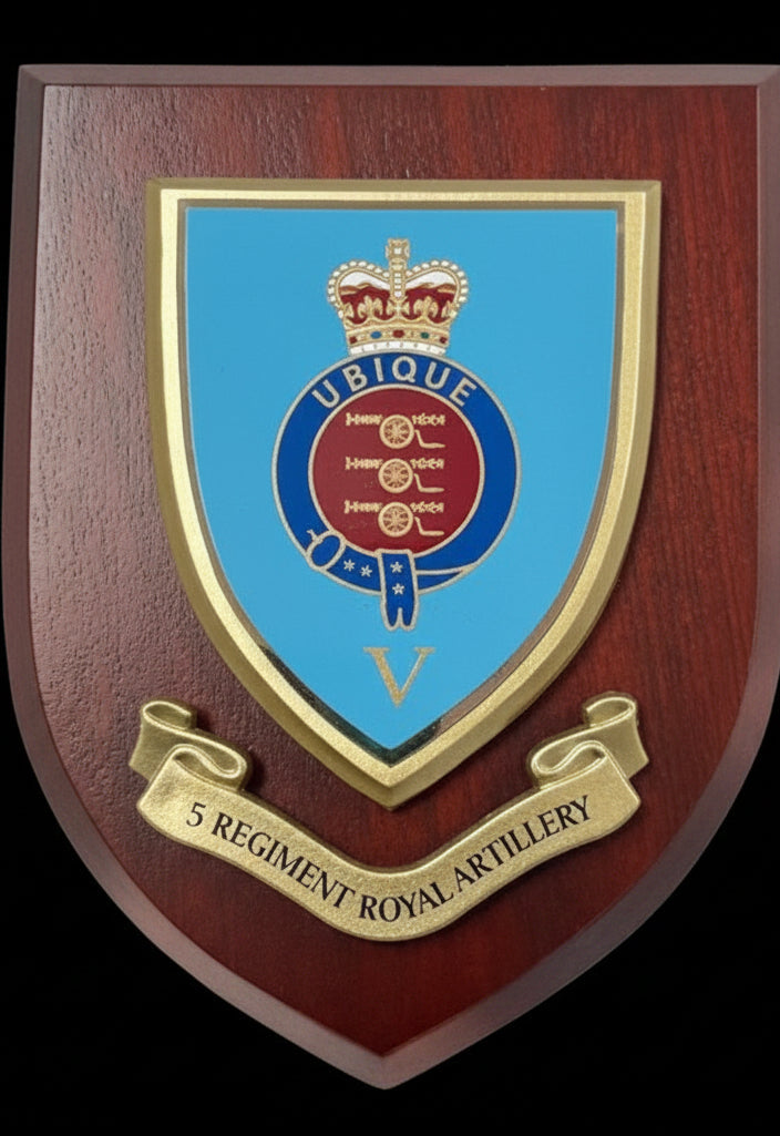 5th Regiment Royal Artillery - Wall Shield Plaque | MOD Licensed Seller