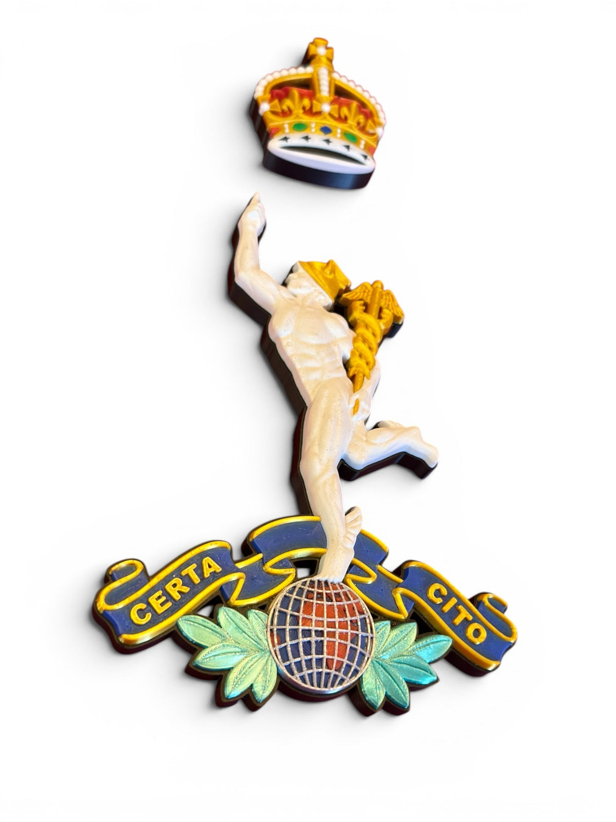 Royal Corps of Signals King's Crown Cap Badge | Officially Licensed