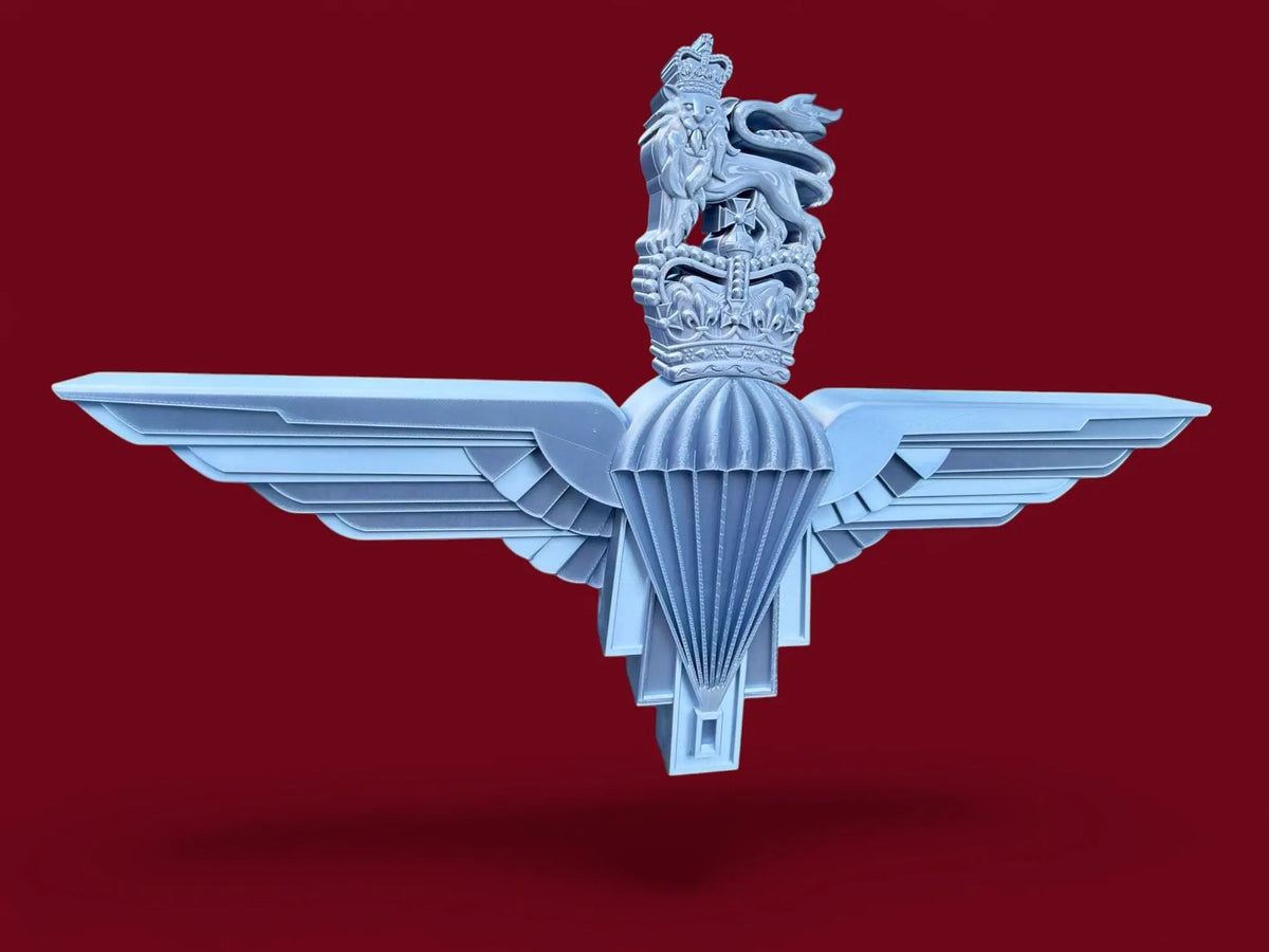 Parachute Regiment Queen's Crown XL Cap Badge | Officially Licensed