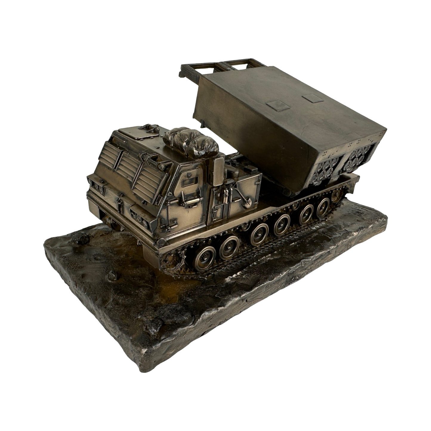 Multi Launch Rocket System (MLRS) Cold Cast Bronze Military Statue