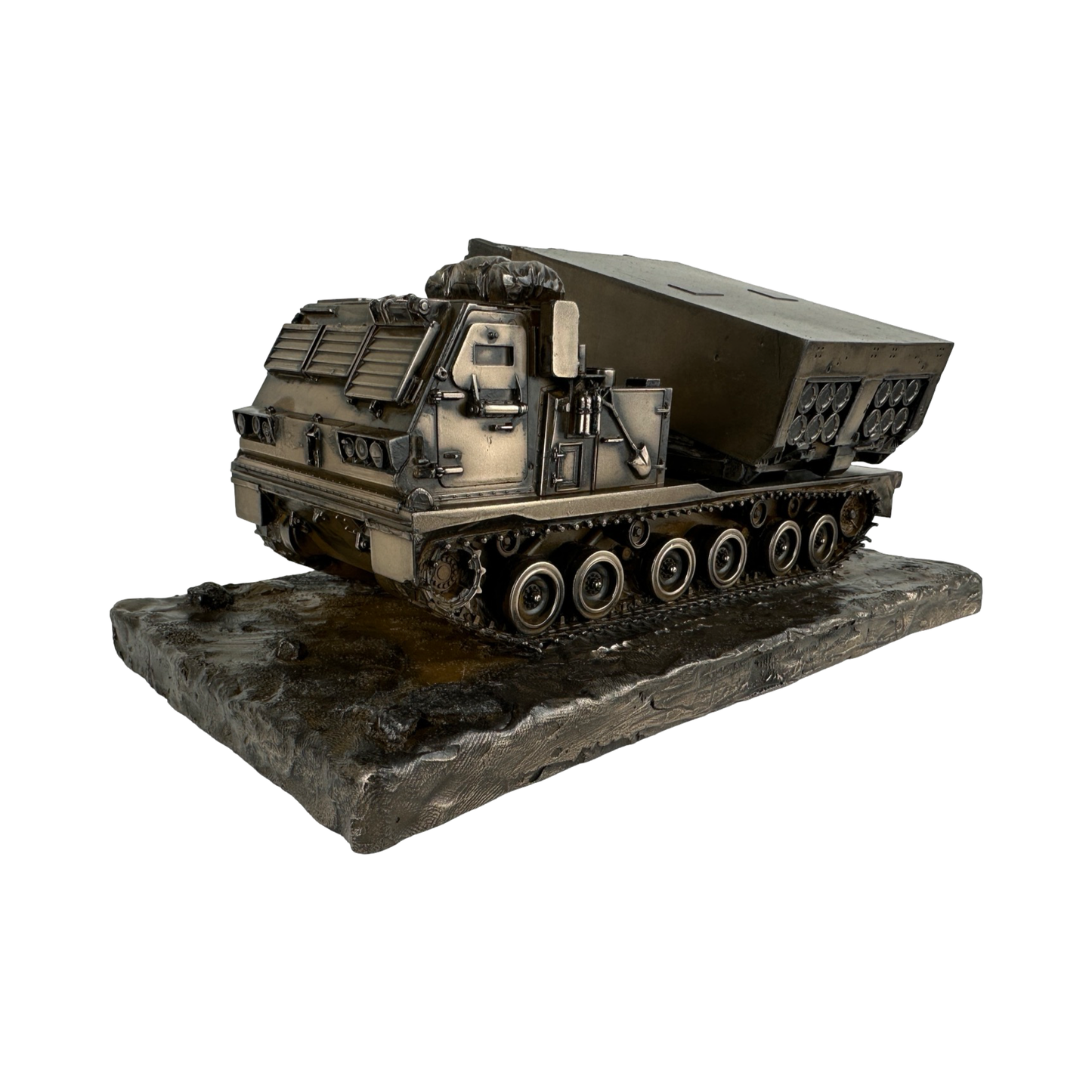 Multi Launch Rocket System (MLRS) Cold Cast Bronze Military Statue