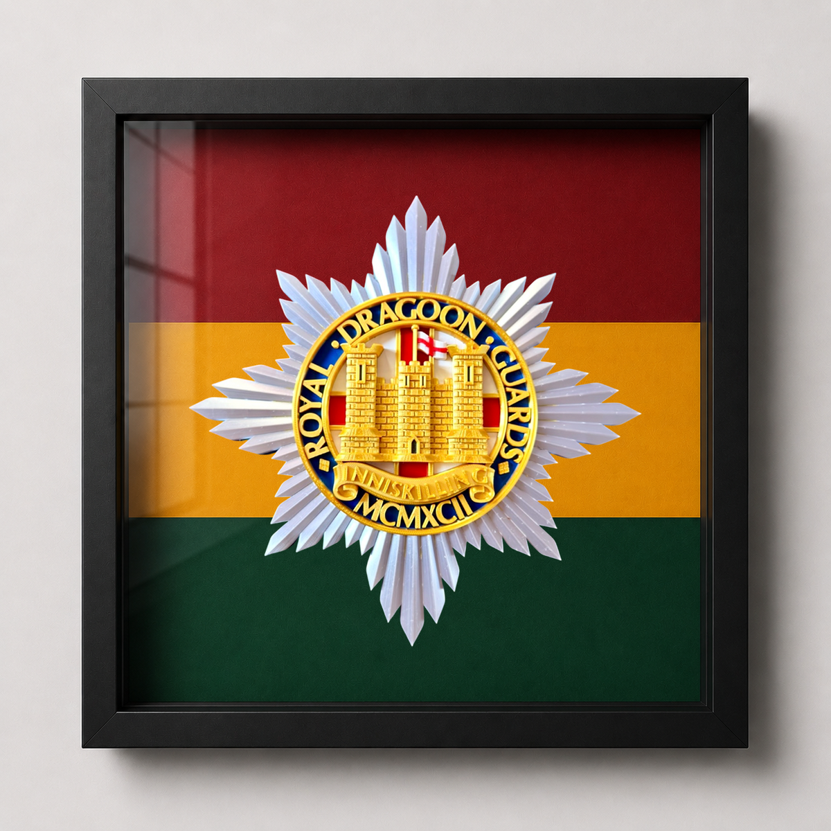 Royal Dragoon Guards Cap Badge Display Frame | Officially Licensed