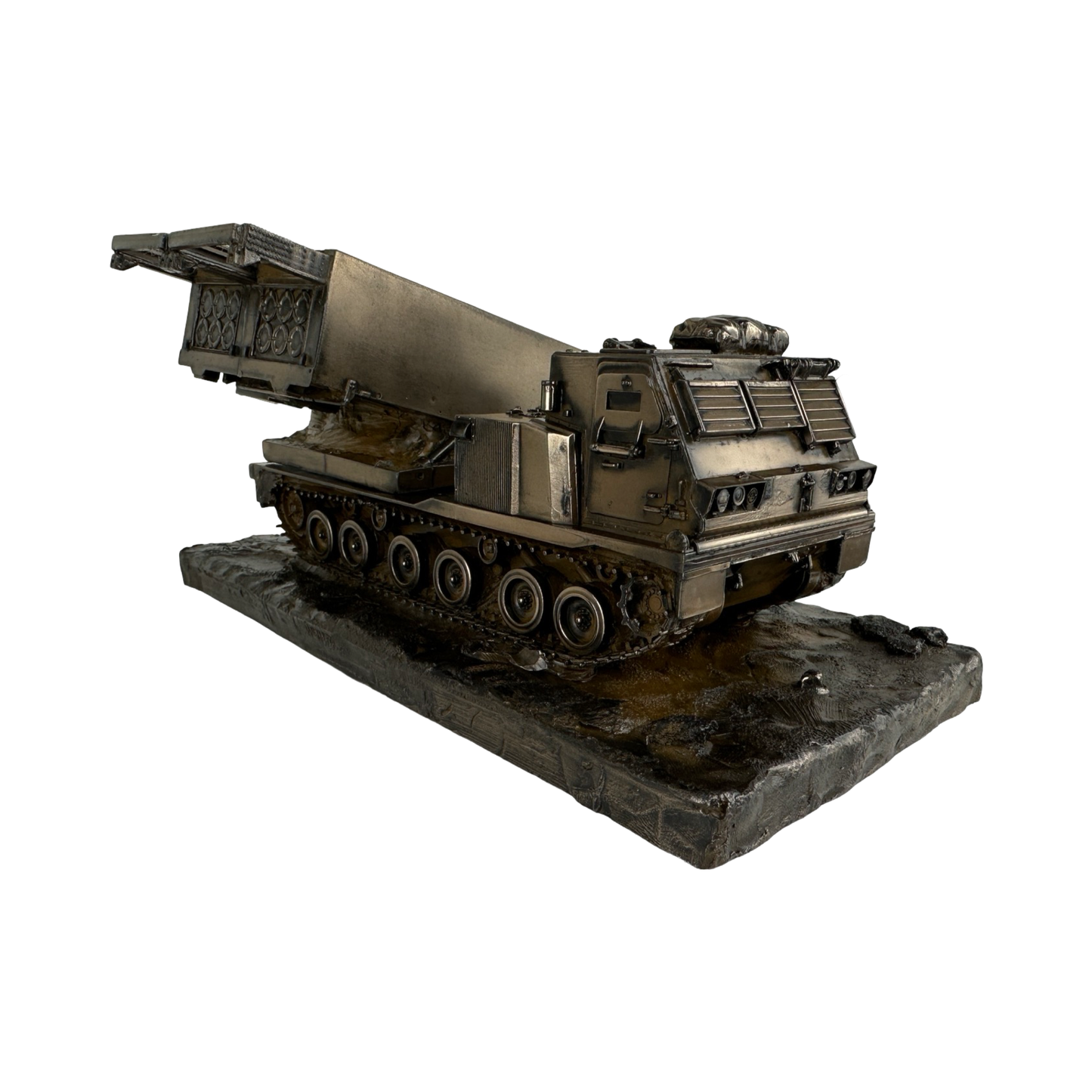 Multi Launch Rocket System (MLRS) Cold Cast Bronze Military Statue