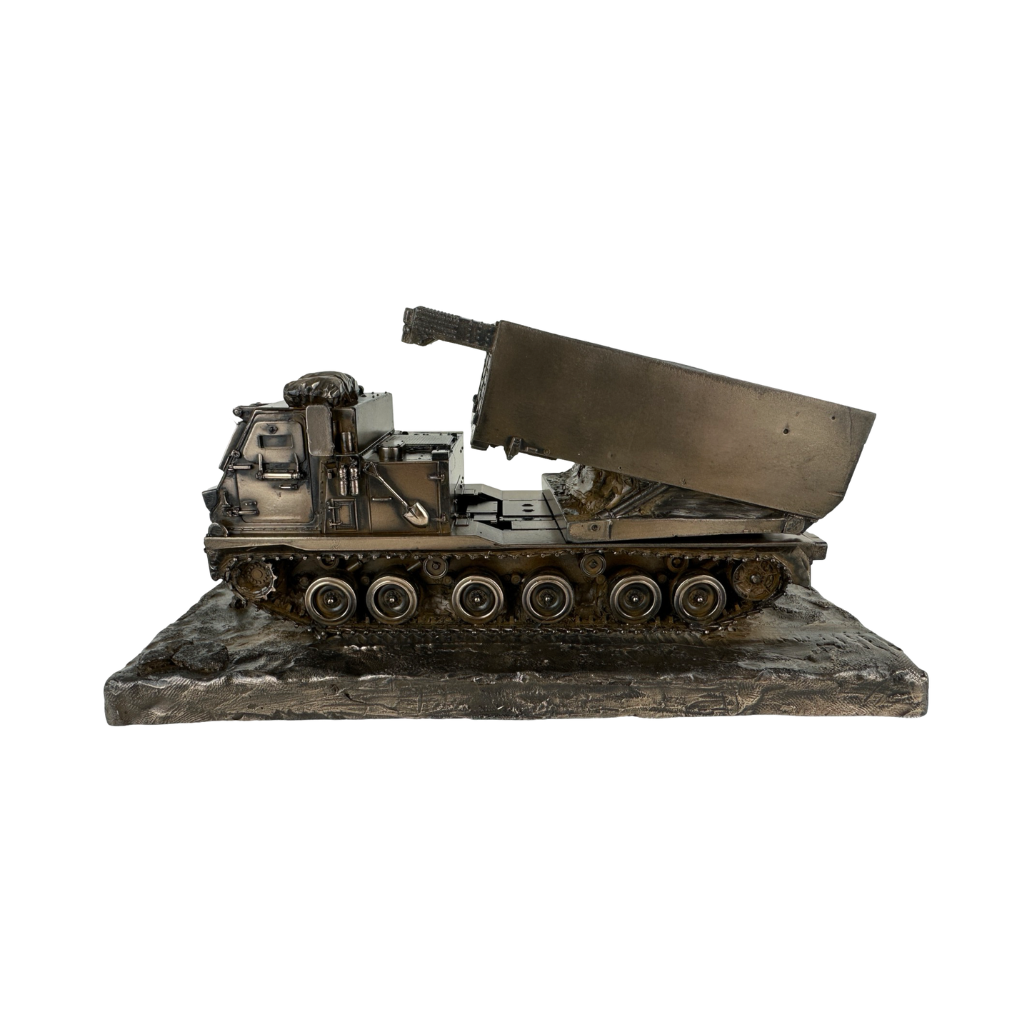 Multi Launch Rocket System (MLRS) Cold Cast Bronze Military Statue