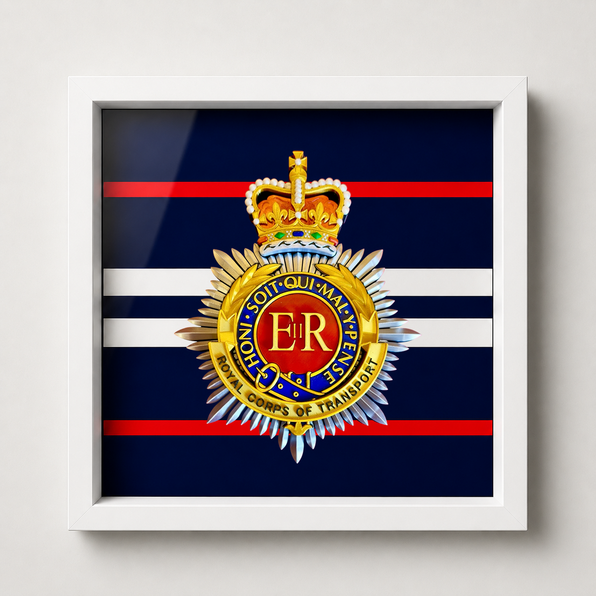 Royal Corps of Transport Cap Badge Display Frame | Officially Licensed