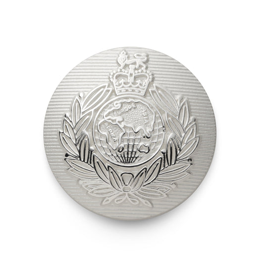 Royal Marines Blazer Button In Silver