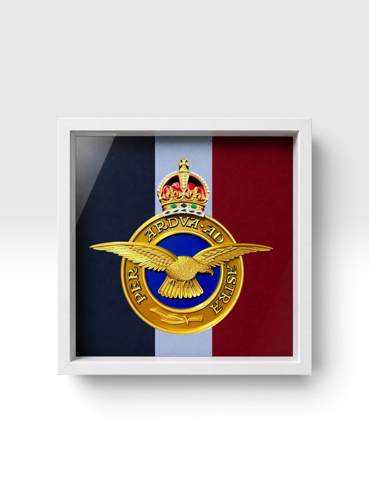 Royal Air Force Emblem – King's Crown (MOD Portal Artwork) Display Frame | Officially Licensed