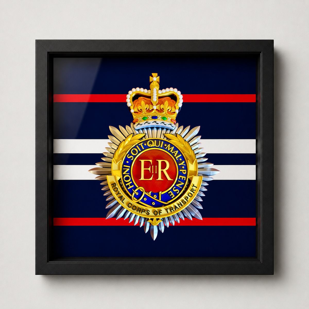 Royal Corps of Transport Cap Badge Display Frame | Officially Licensed